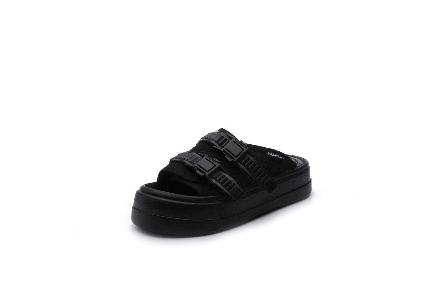 Women's One-word Outdoor Fashion Height Increasing Beach Slippers