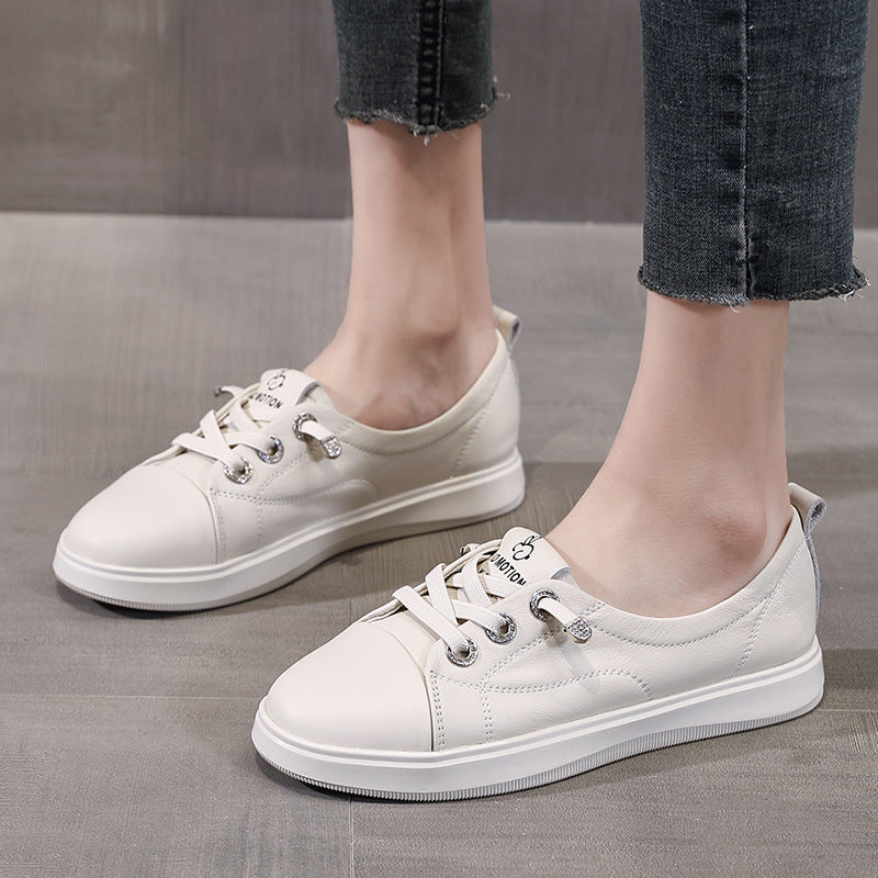 Women's First Layer Cowhide Easy Wear Summer Genuine Casual Shoes