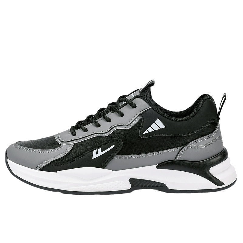 Men's Warrior Running Black Waterproof Fashion Men's Sports Shoes
