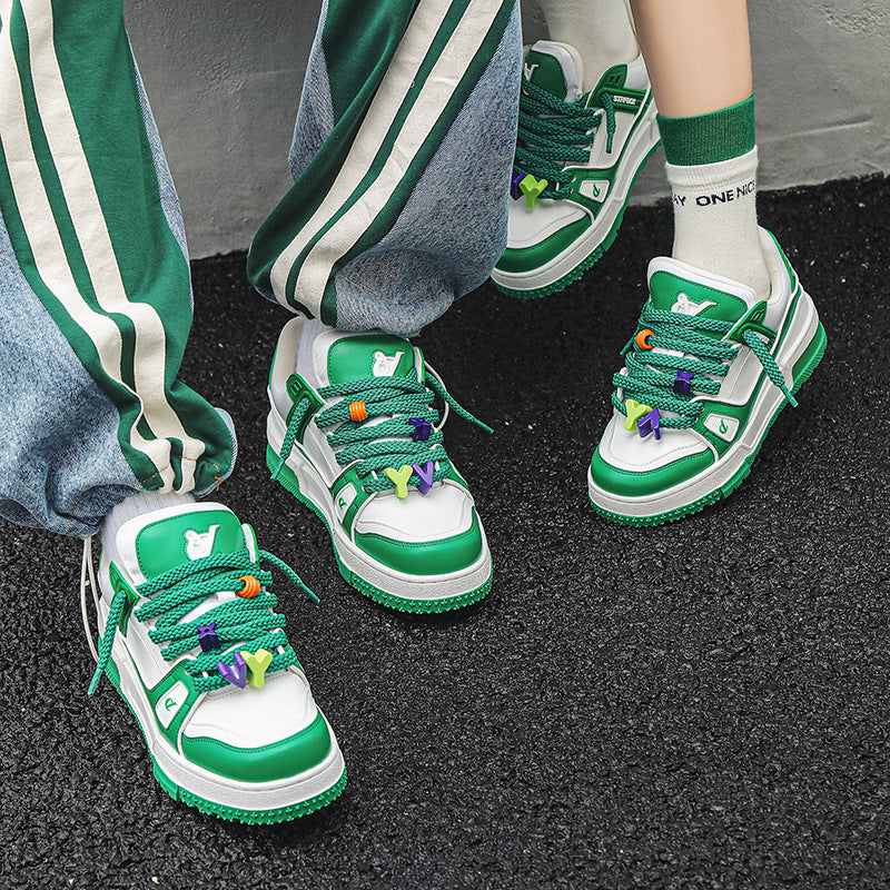 Men's Spring Little Chubby Niche Bread Thick Bottom Sneakers