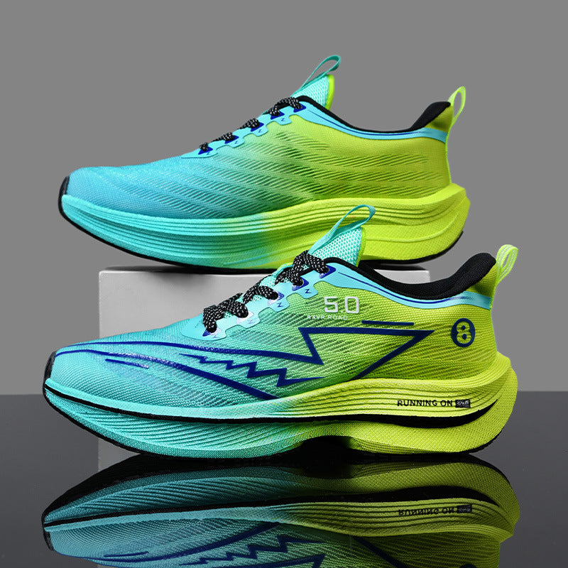 Men's Rabbit Running Official Autumn Breathable Professional Marathon Racing Sneakers