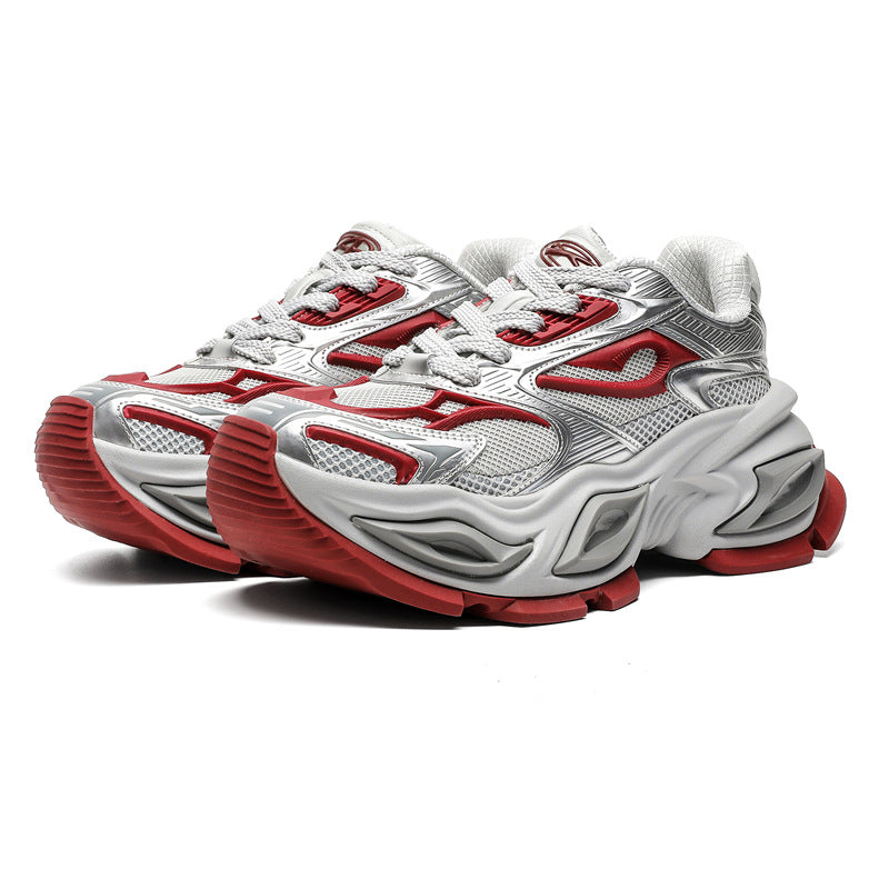 Women's Couple Dad Height Increasing Retro Trendy Sneakers