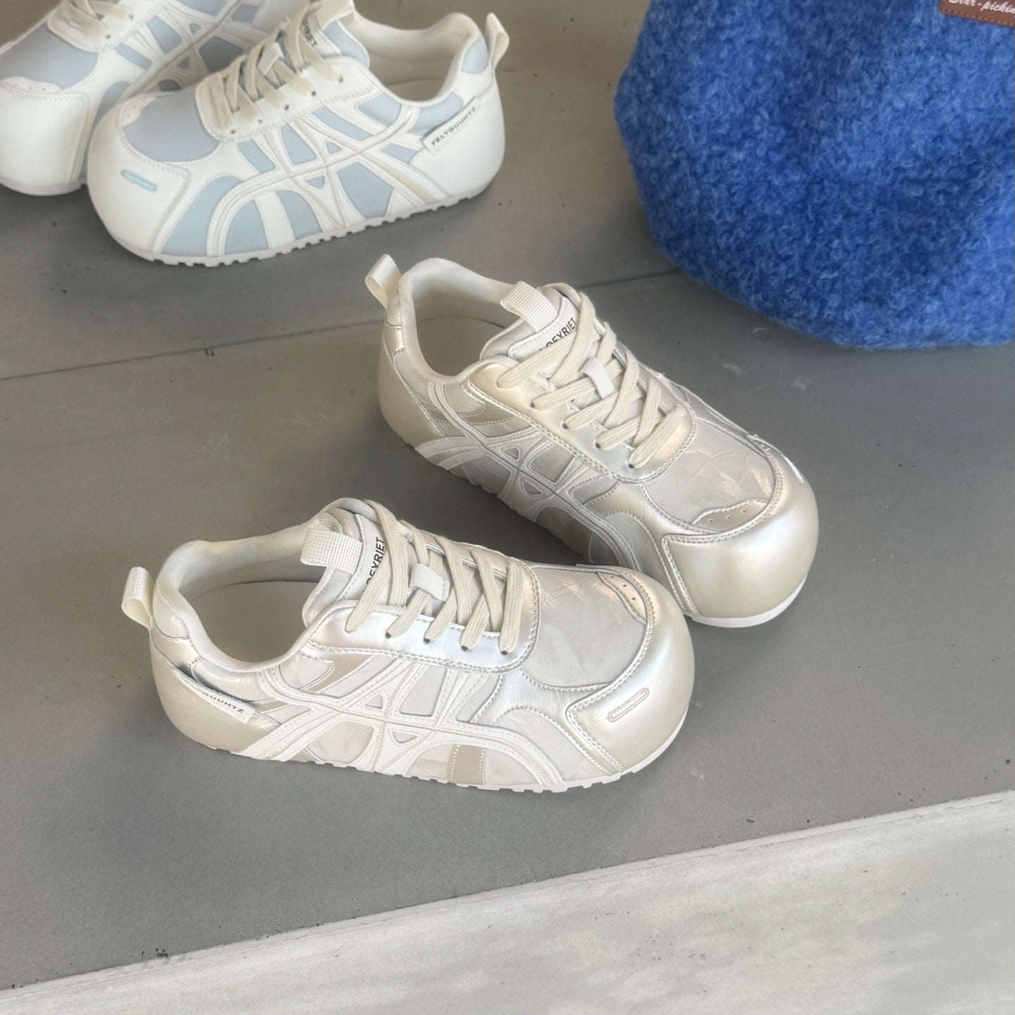 Women's Genuine White Spring Platform Lightweight Exercise German Training Women's Casual Shoes