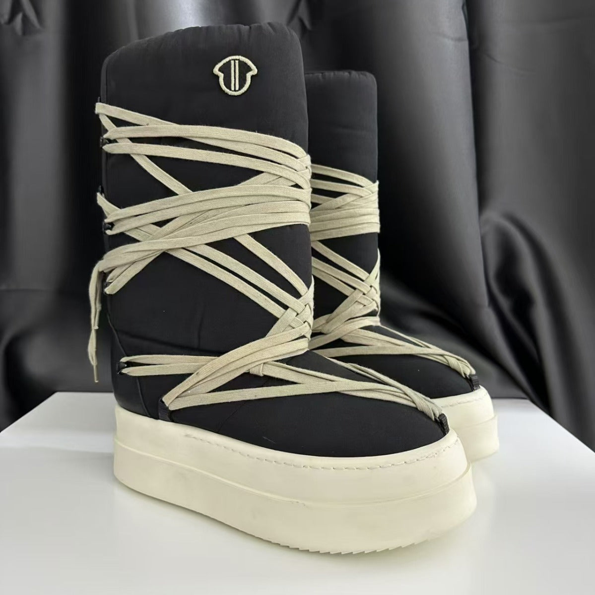 Winter Down Waterproof Thick Bottom Creative Snow Boots