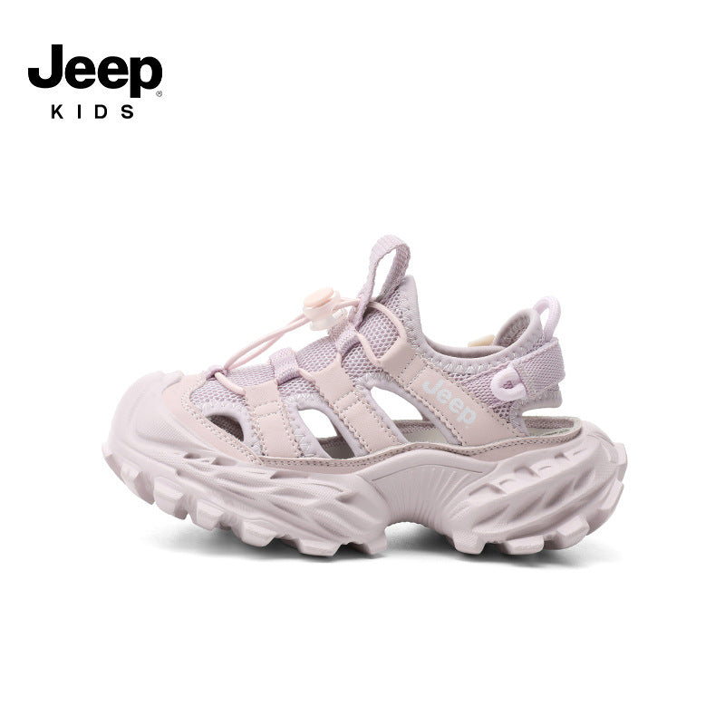 Children's Sports White Boys Breathable Soft Bottom Kid's Sandals