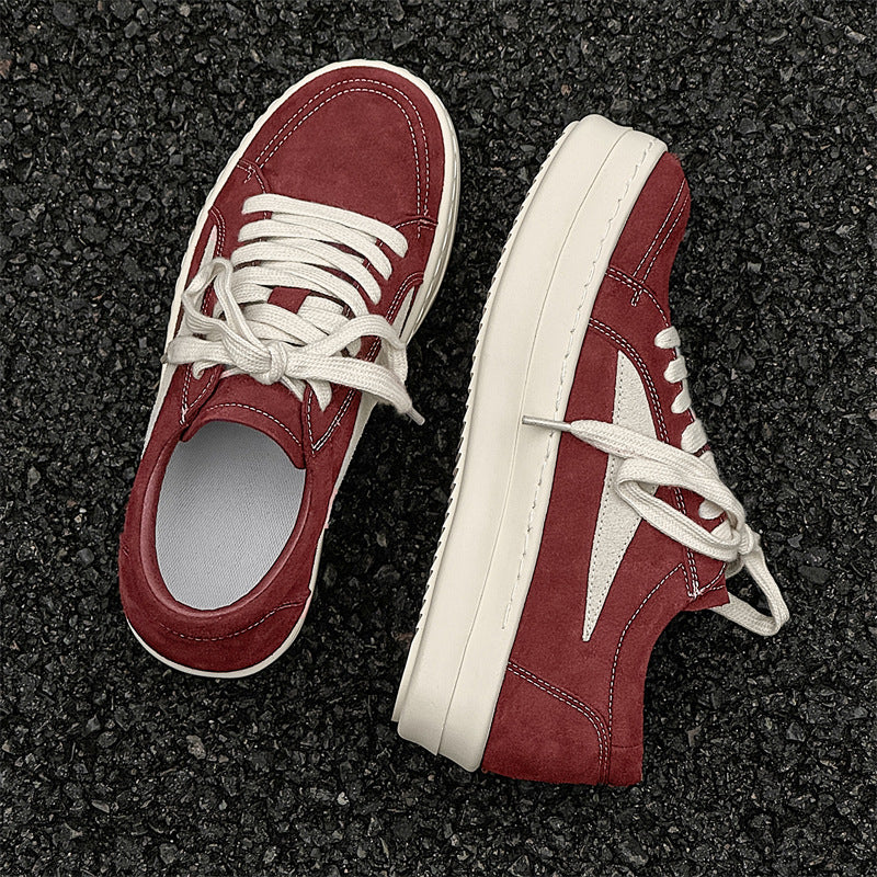 Men's Spring Training Lovers Platform Sports Height Sneakers