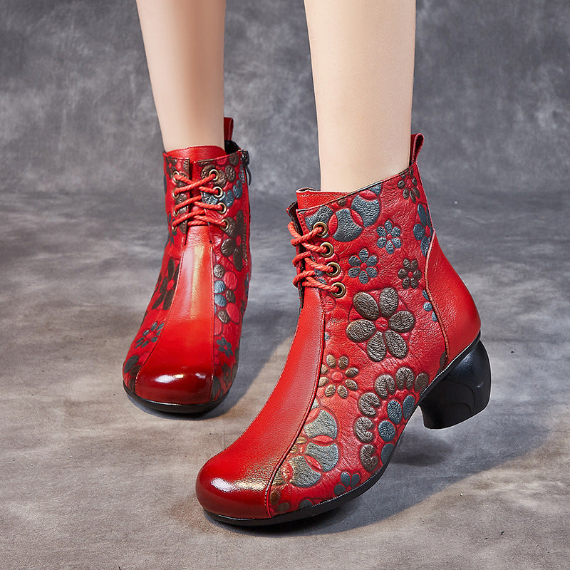 Women's Style Mother Veet Warm Cotton Female Boots