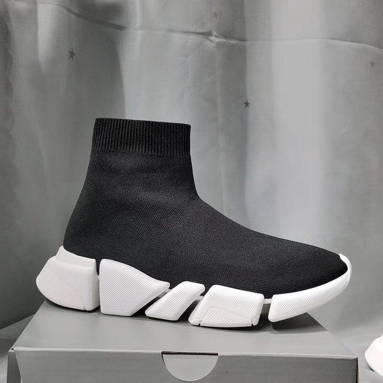 Women's & Men's High Version Straight Comfortable Sock Knitted Casual Shoes