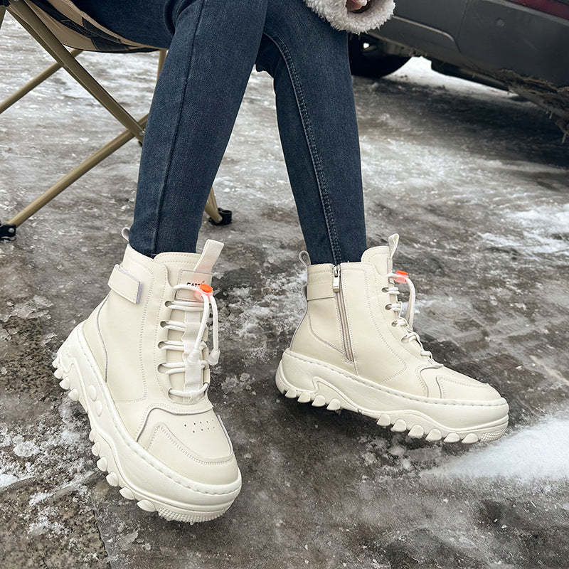 Women's Winter Wool Fur Integrated Northeast Thickened Snow Boots