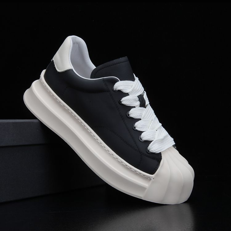 Men's Shell Toe Fashionable Spring Genuine Thick-soled Casual Shoes