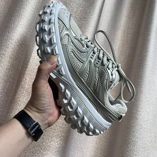 Unique Paris Fashion Black Beige Couple Sneakers