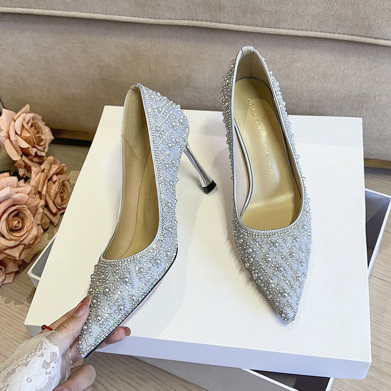 Pearl High Wedding Sense Bridesmaid Not Tired Heels