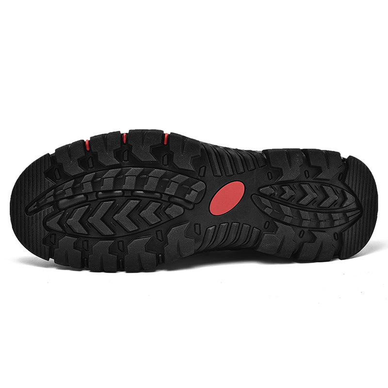 Men's Top Layer Cowhide Genuine Thick Bottom Casual Shoes