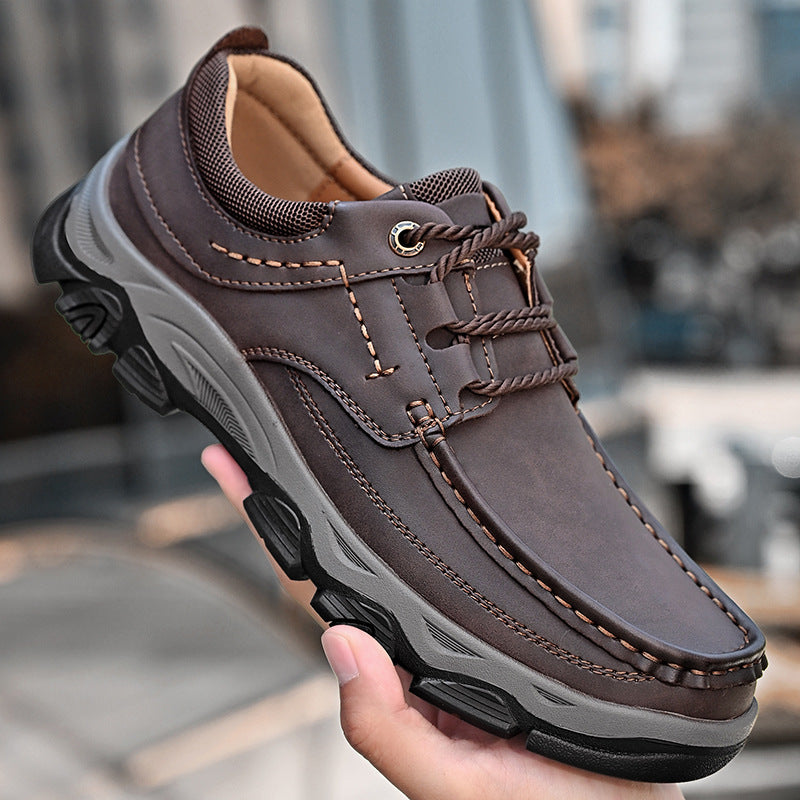 Men's Plus Size Platform Outdoor Hiking Casual Shoes
