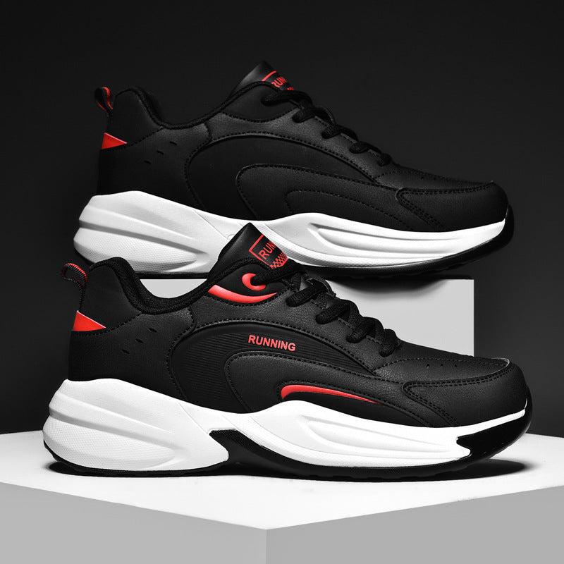 Men's Large Size Running Sports Green Light Breathable Outdoor Sneakers