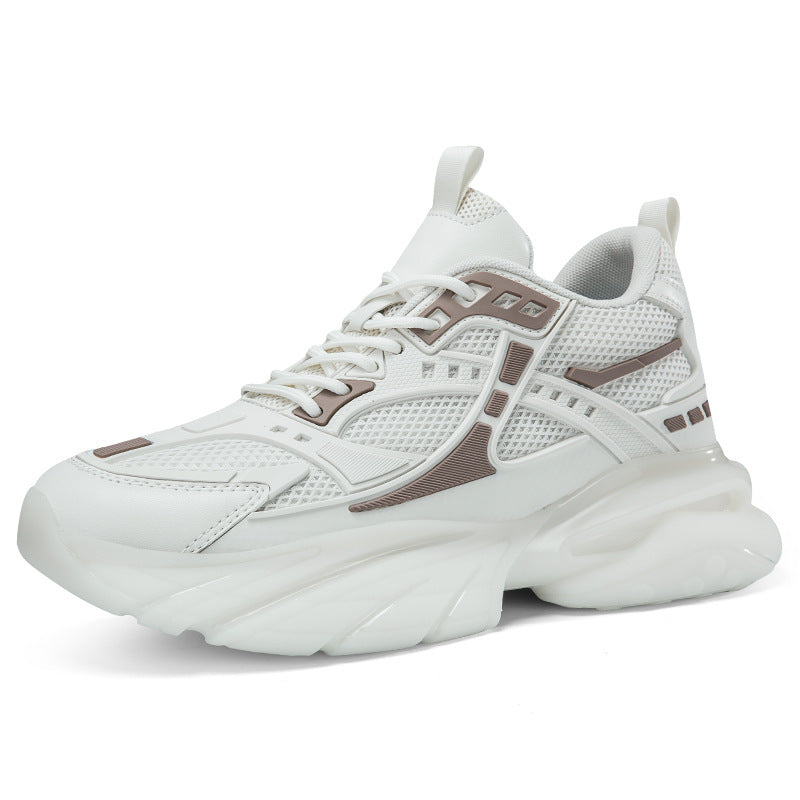 Men's Breathable Invisibly Heightened Platform Running Leisure Men's Sports Shoes