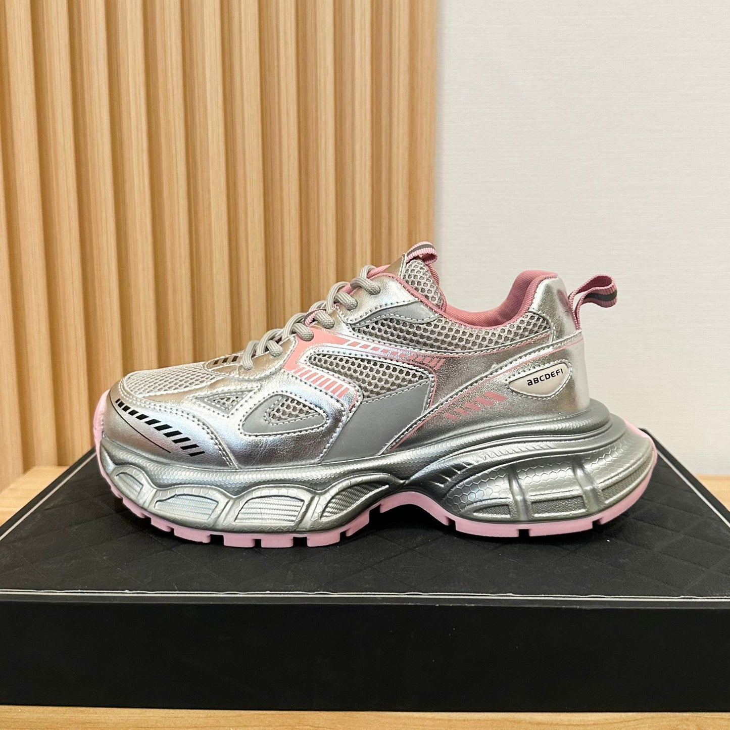 Women's Dad Fashionable Spring Korean Style Thick Sneakers