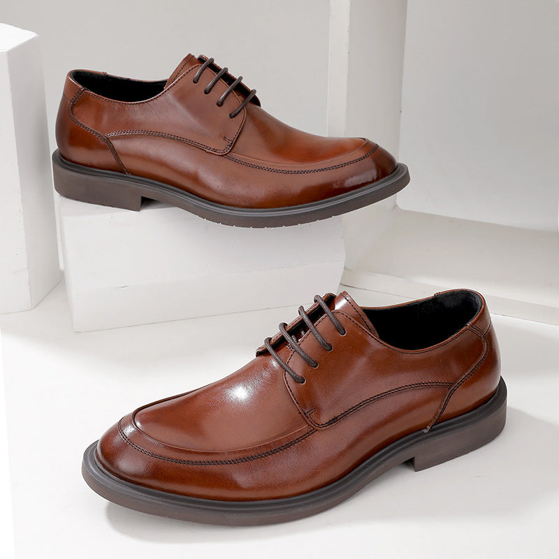 Men's Size Business Formal Wear British Style Leather Shoes
