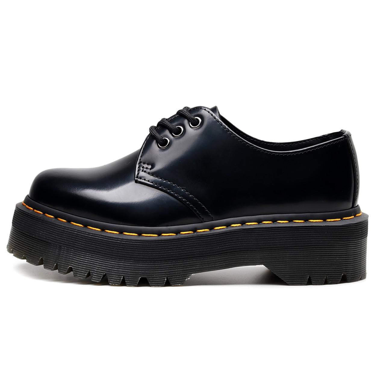 Women's Thick-soled Low-cut Genuine British Round Head Casual Shoes