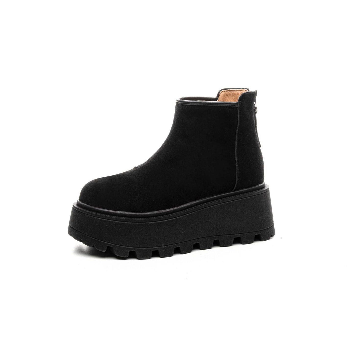 Classy Women's Martin Height Increasing Platform Women's Snow Boots