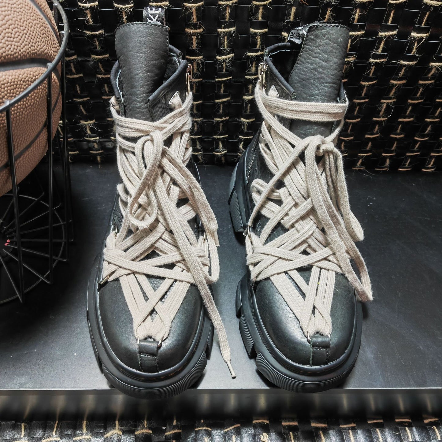 Women's & Men's Muffin Ankle Mummy Crazy Korean Retro Tank Leather Shoes