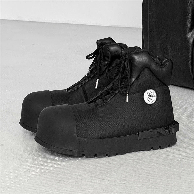 Big Head Platform Increased High Top Boots