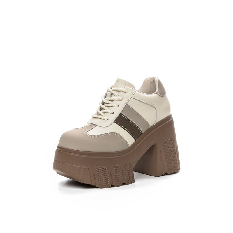 Women's Cm Small Thick Platform Height Increasing Casual Shoes