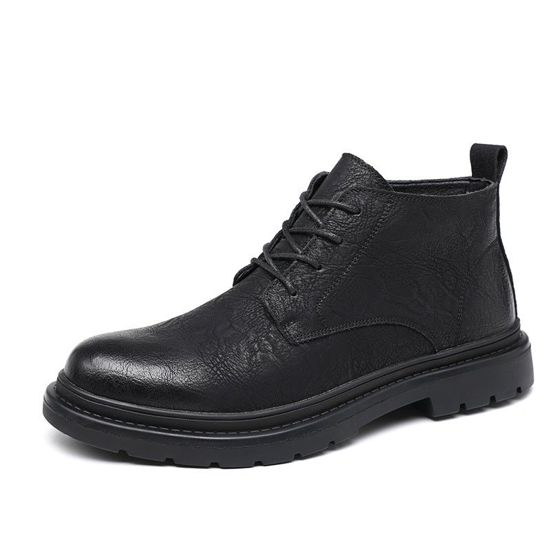 Men's Martin British Style Short Suede Working Boots