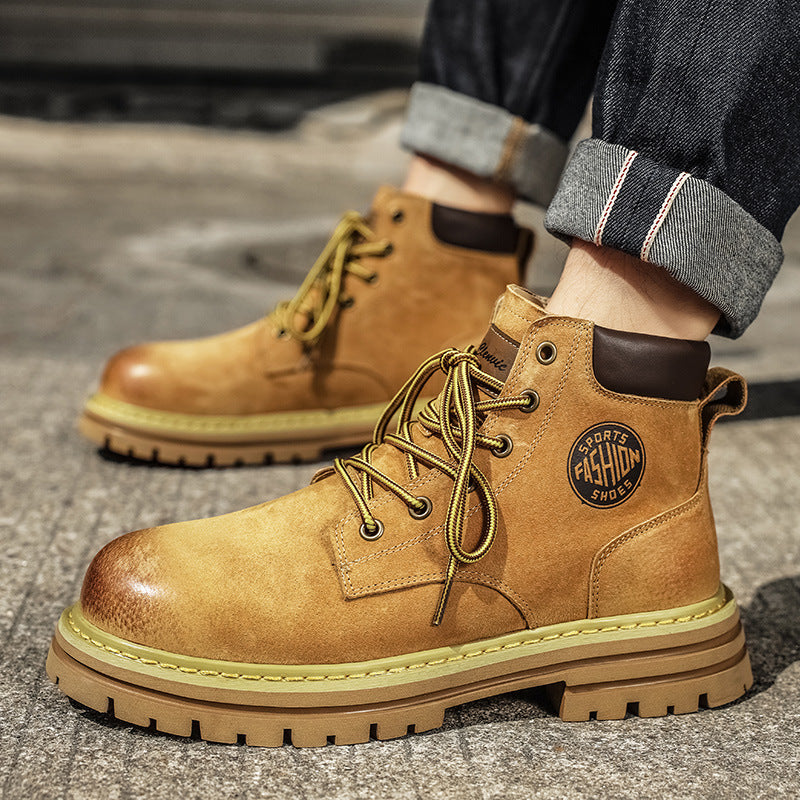 Increased Fashion Martin Autumn Trendy Breathable Boots