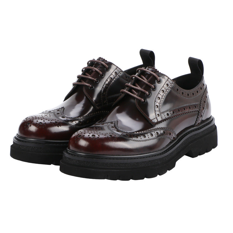 Men's Genuine Platform Formal Business Wedding Fashion Casual Shoes