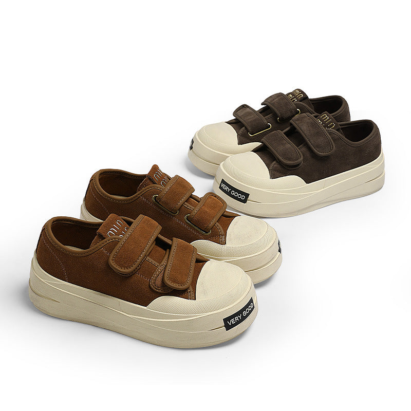 Women's Retro Velcro Versatile Platform Fashion Sneakers