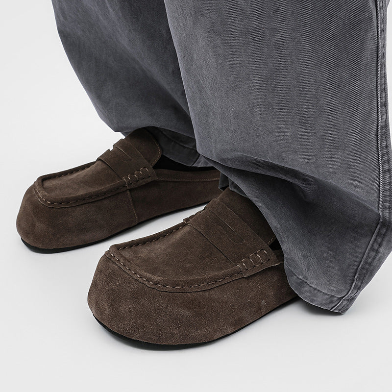 Retro Easy Matching American Mules Lazy Sandals