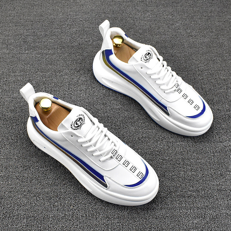 Men's Hidden Platform Stylish Breathable Korean Style Casual Shoes