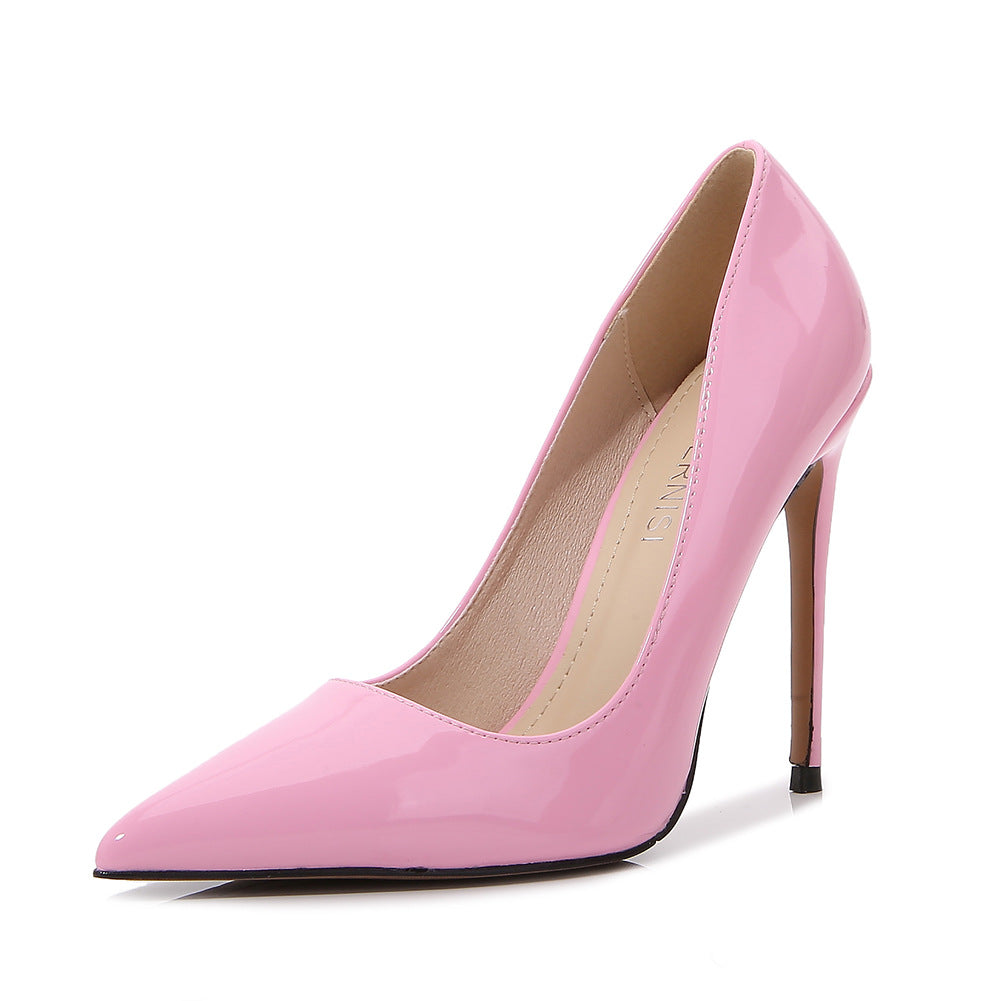 Beautiful Plus Size Pointed High Stiletto Women's Shoes