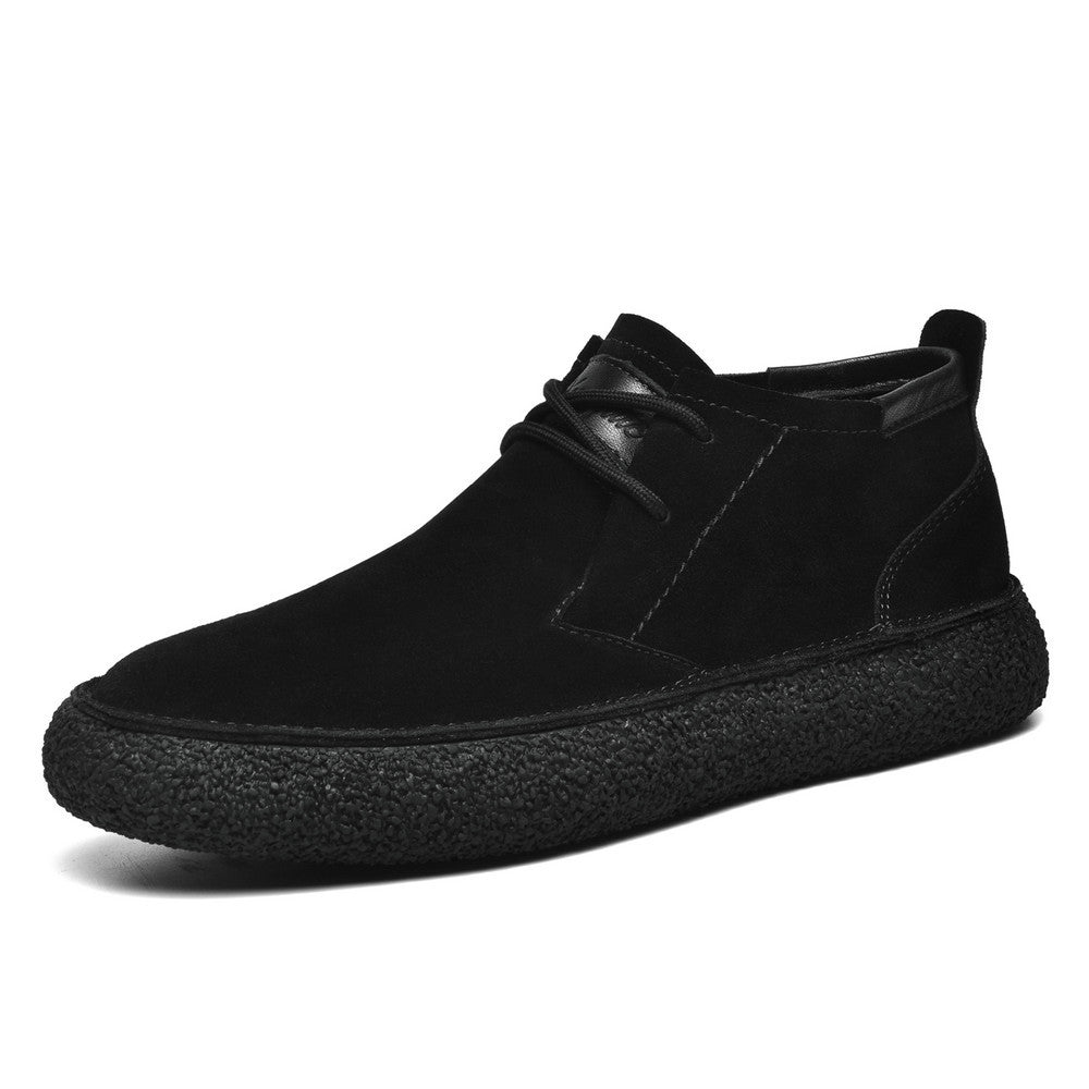 Men's Matte Suede Martin Retro Platform Tide Sneakers
