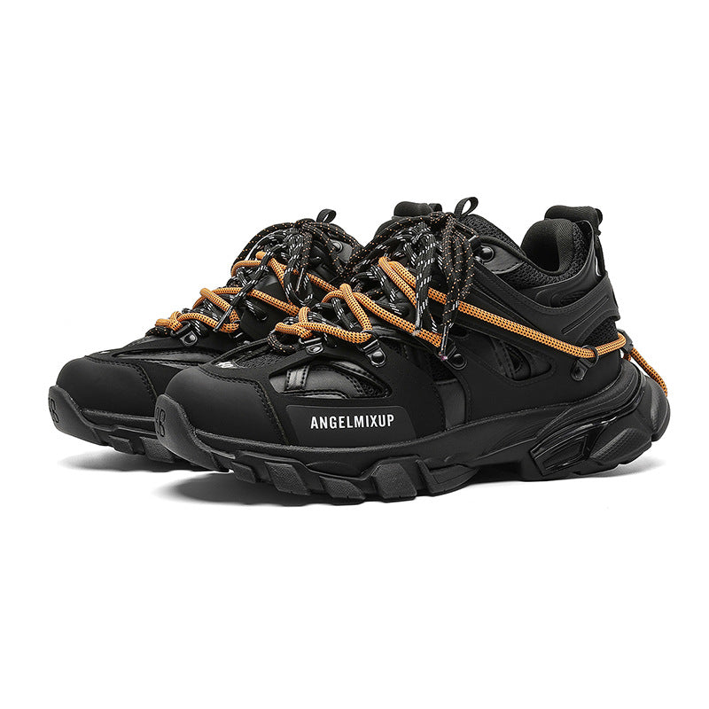 Men's Invisible Height Increasing Dad Surrounding Strap Platform Men's Casual Shoes
