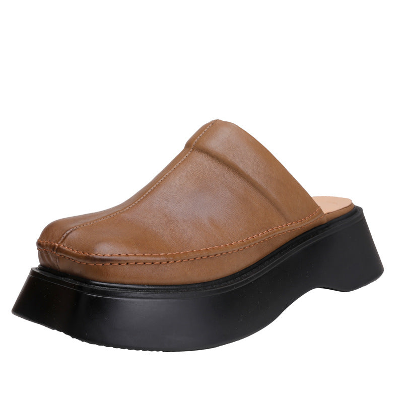 Women's Bottom Toe Cap Retro Authentic Comfortable Sandals