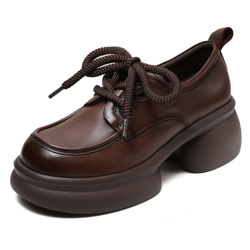 Women's Muffin Thick-soled British Style Autumn Commuter Women's Casual Shoes