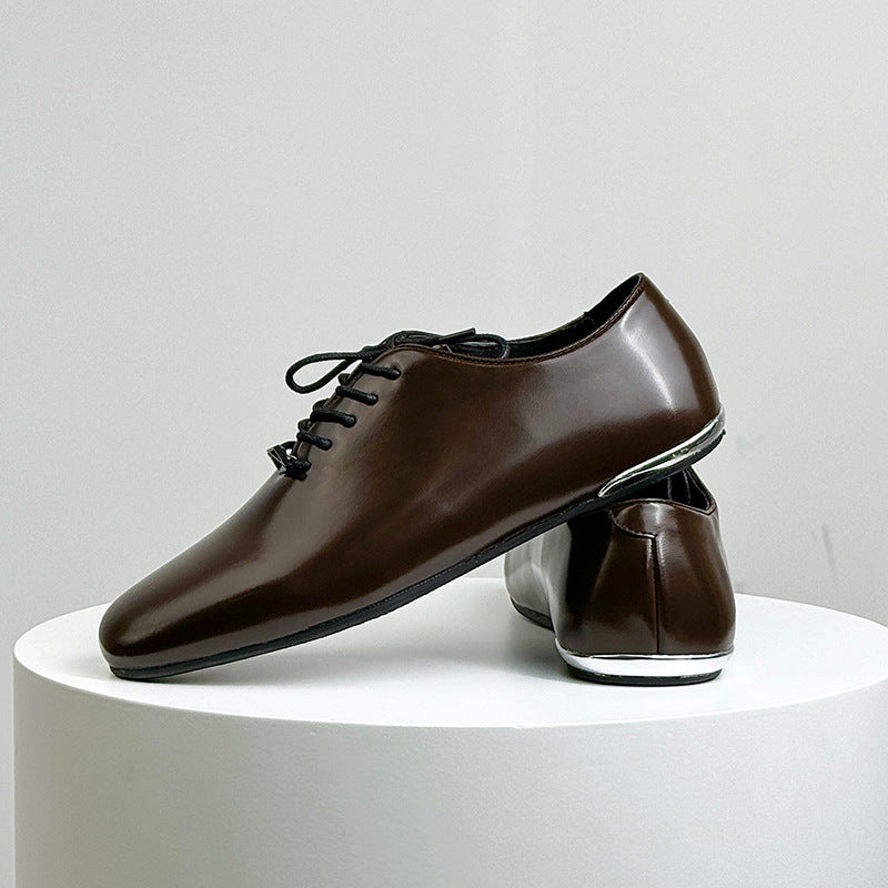 Men's Business Formal Wear Thin Commuter British Style Men's Casual Leather Shoes