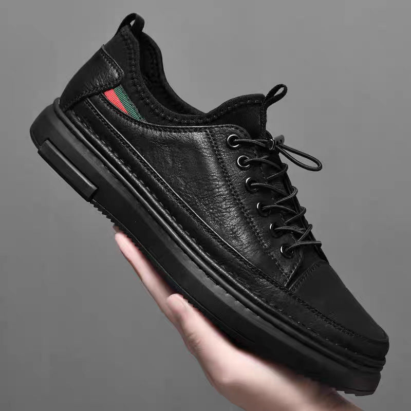 Men's Clearance Broken Size Spring Genuine Soft Bottom Waterproof Suede Breathable Men's Casual Shoes