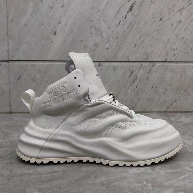 Men's Genuine Bag Bottom Inner Height Increasing Sneakers