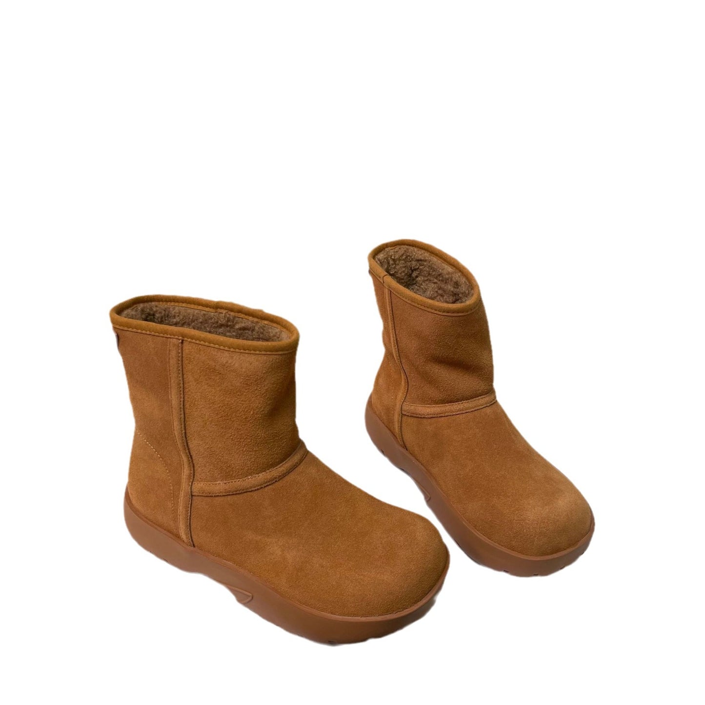 Women's Thick-soled Length Fleece Lined For Thickened Snow Boots