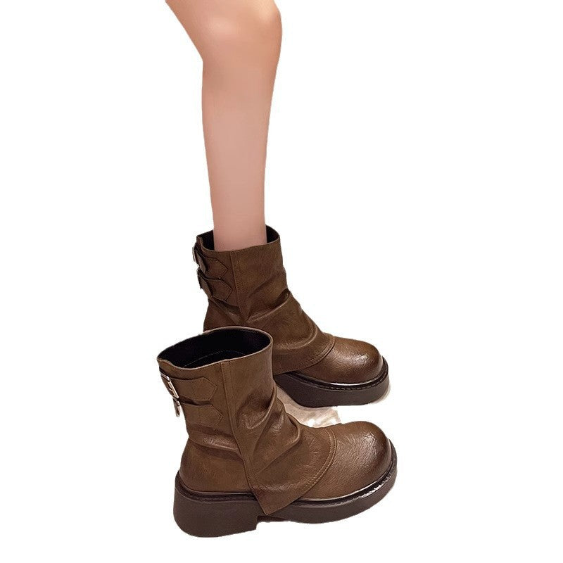 Women's Style Big Toe Belt Buckle Martin For Boots