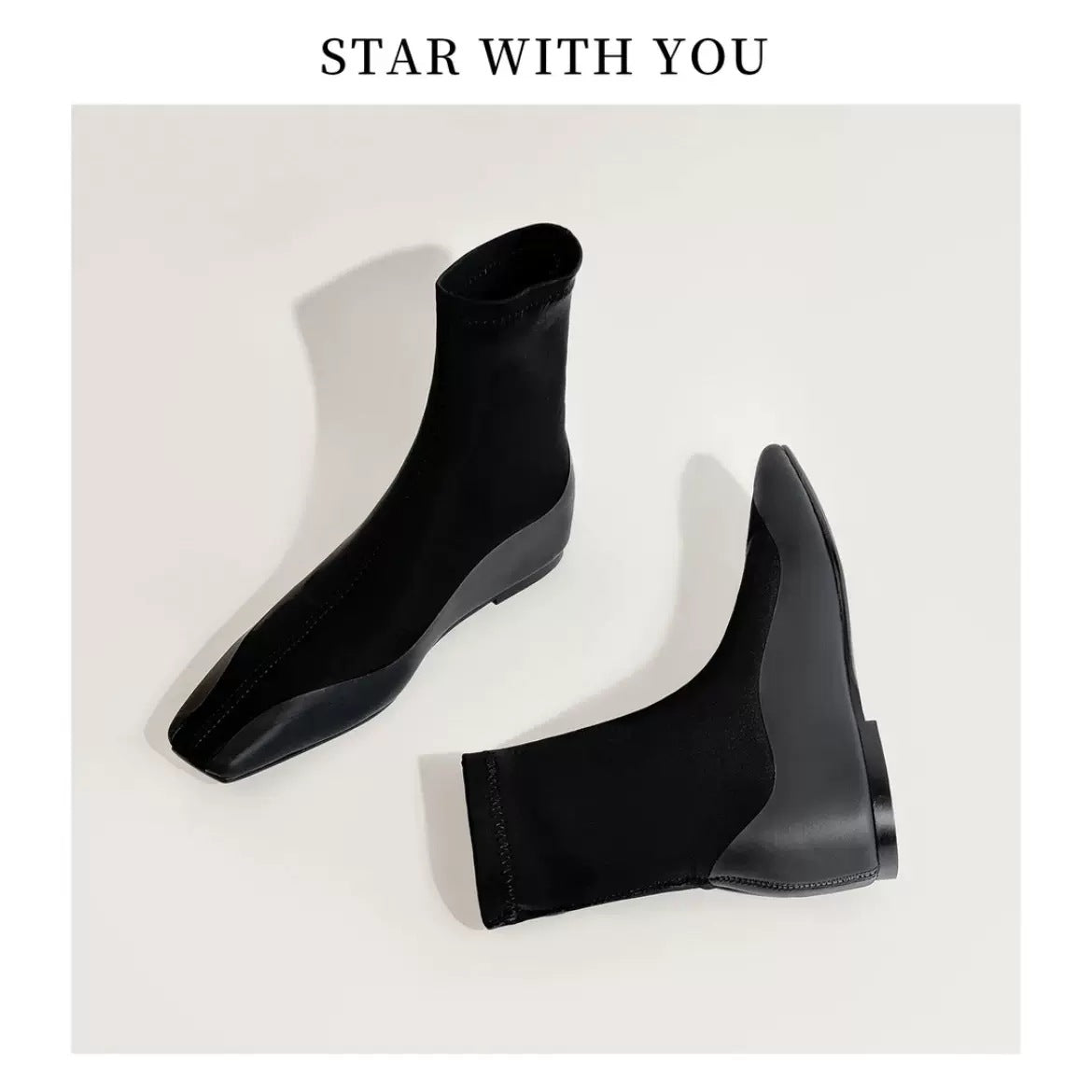 Leggings Super Slimming Two Versions Stitching Height Boots