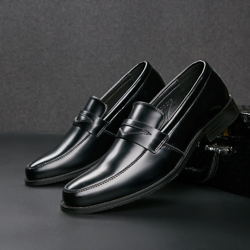 Men's Pedal Slip On Business Formal Classic Leather Shoes