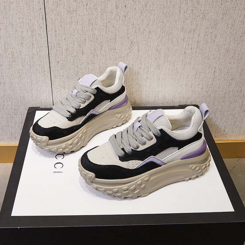 Women's White For Female Platform Height Increasing Insole Women's Shoes