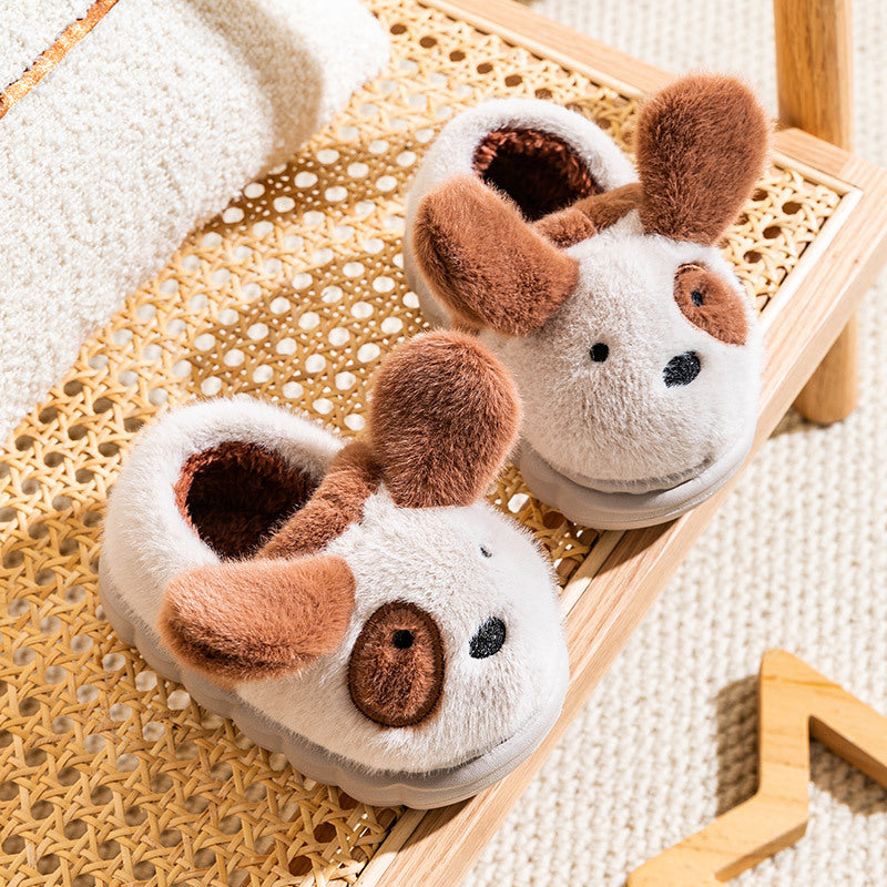 Children's Bear Cotton Cute Home Warm Winter Thickening Kid's Shoes
