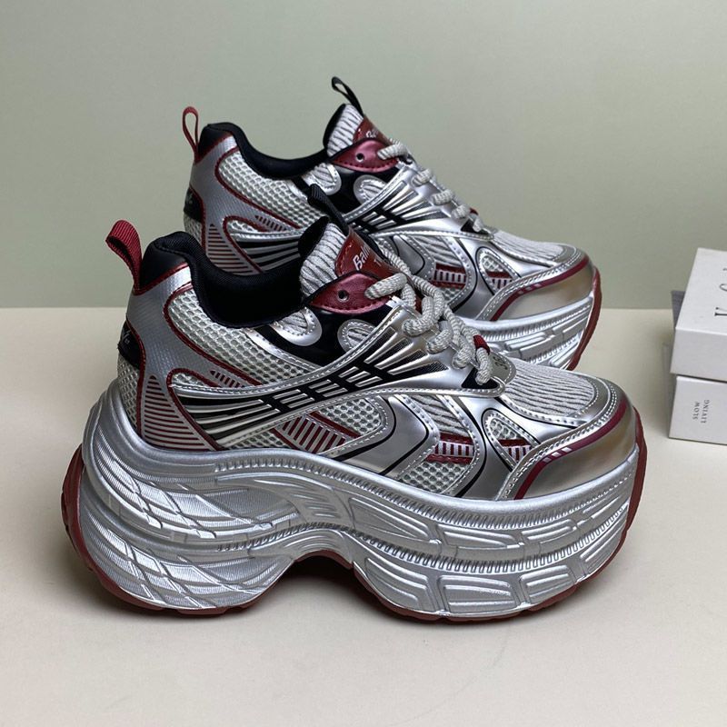 Women's Height Increasing Insole Dad Autumn Sier Women's Sports Shoes