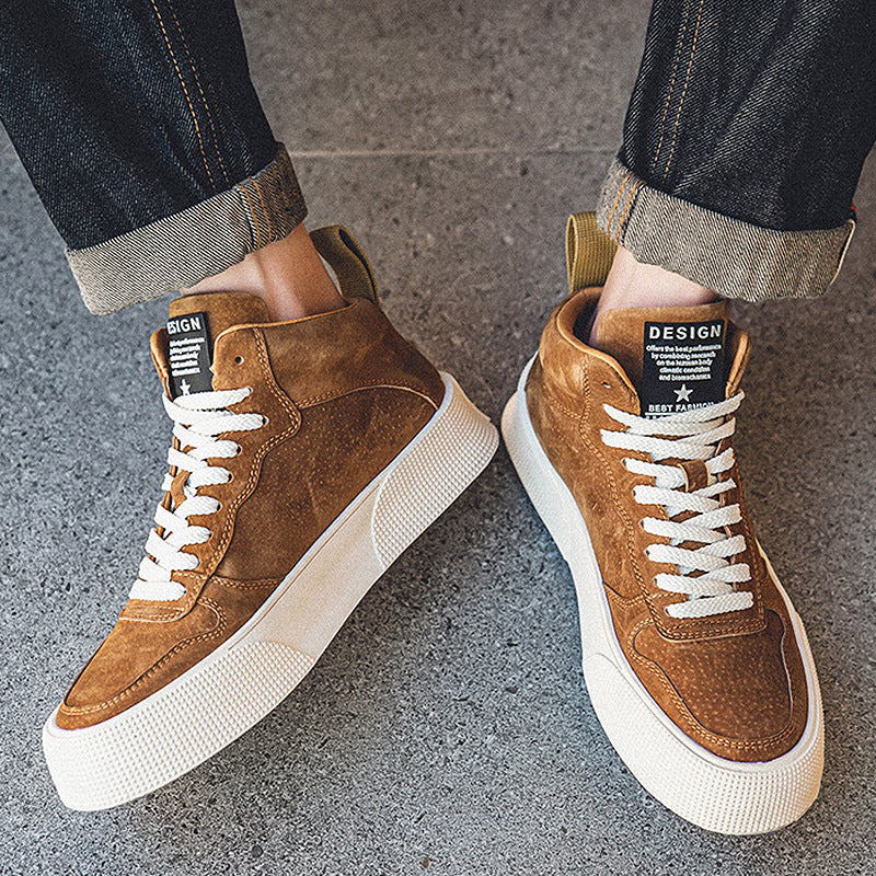 Men's Plus Veet Working Wear Board Winter Fashion Sneakers