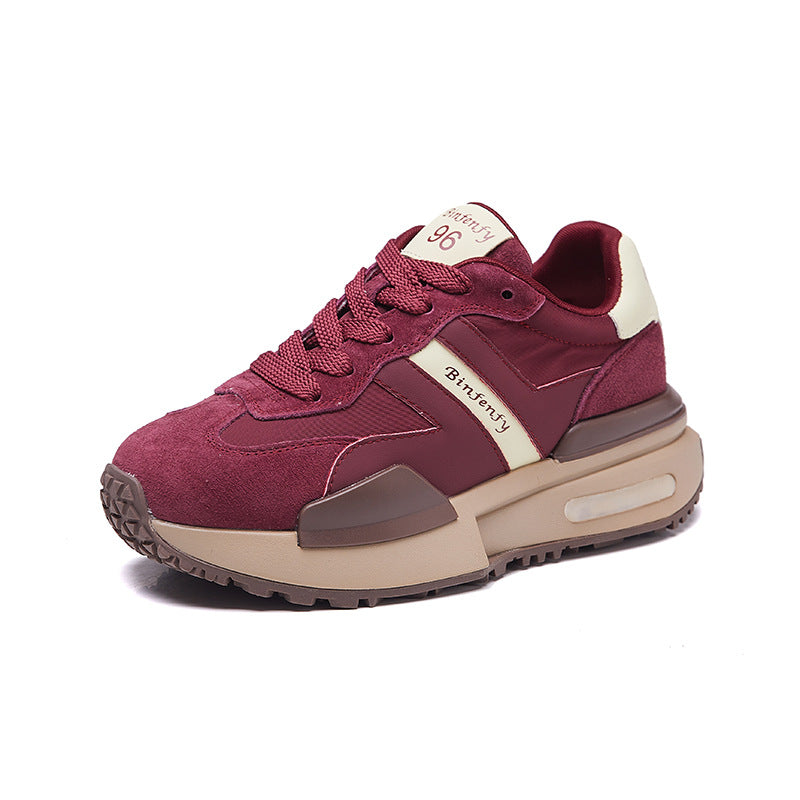 Women's Korean Style Retro Fashion Trendy Platform Sneakers
